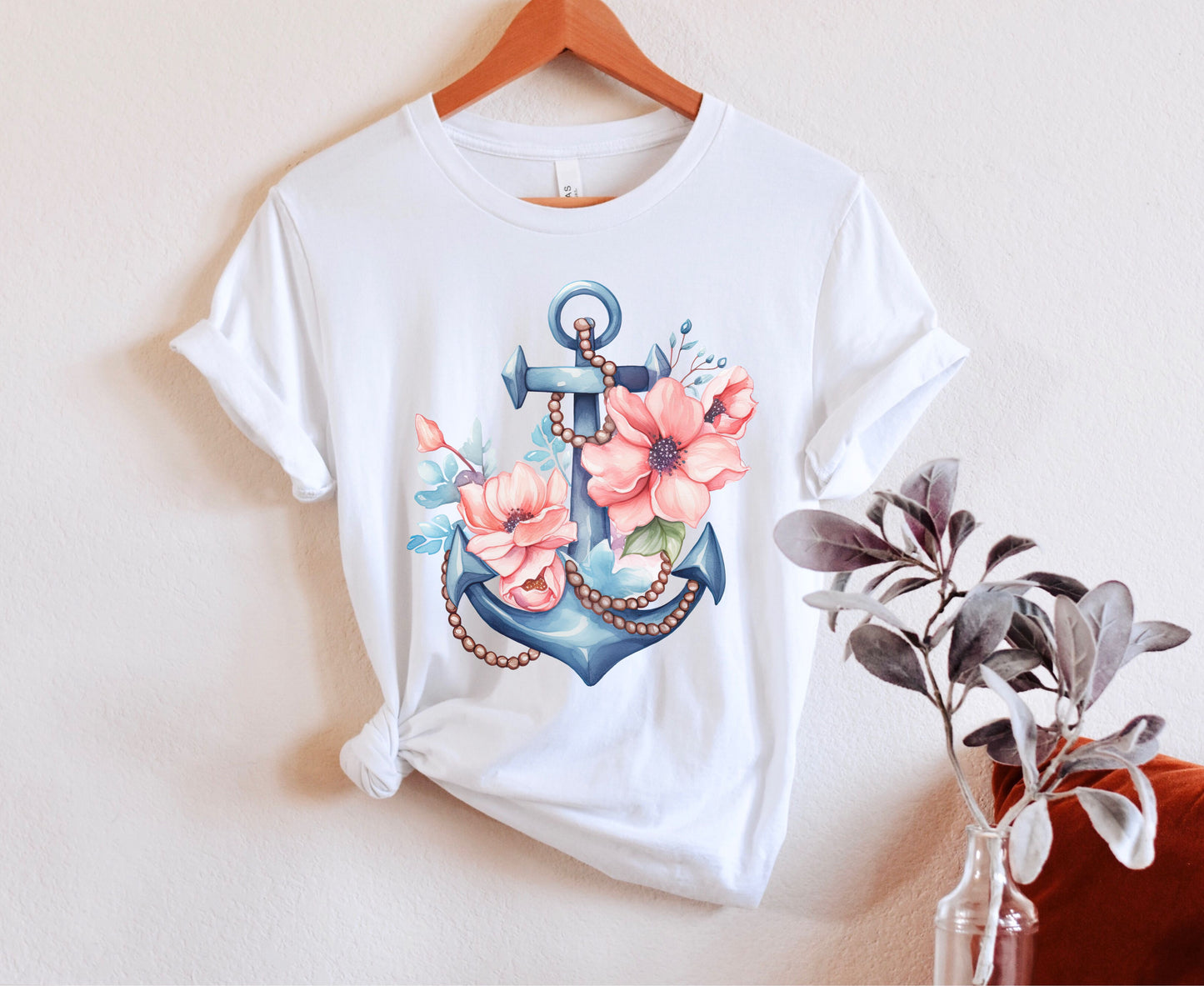 Floral Anchor T-shirt