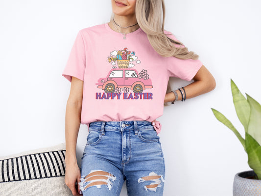 Happy Easter Car T-shirt